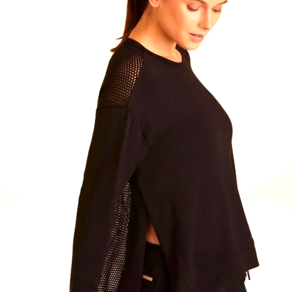 Alala Heron Mesh Back Sweatshirt in Black M - Picture 3 of 16
